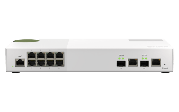 QNAP QSW-M2108-2C 10-Port 2.5/10GbE Managed Switch - ACE Peripherals
