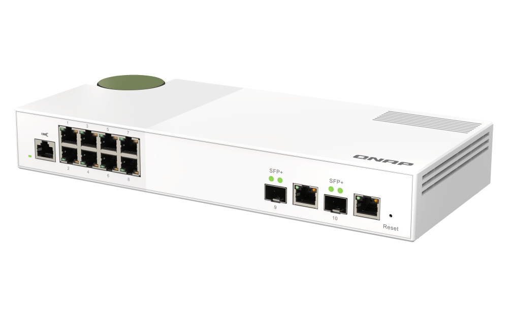 QNAP QSW-M2108-2C 10-Port 2.5/10GbE Managed Switch - ACE Peripherals
