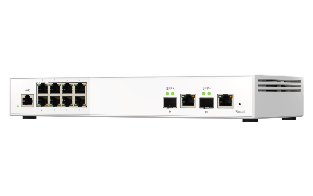 QNAP QSW-M2108-2C 10-Port 2.5/10GbE Managed Switch - ACE Peripherals