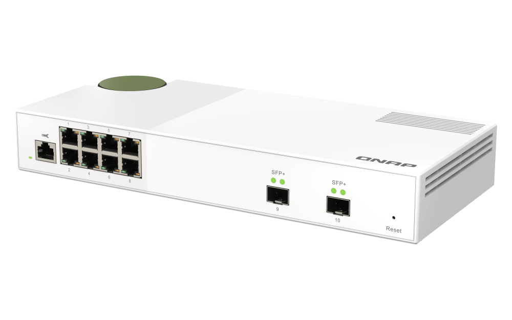 QNAP QSW-M2108-2S 10-Port 2.5/10GbE Managed Switch - ACE Peripherals
