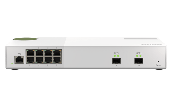 QNAP QSW-M2108-2S 10-Port 2.5/10GbE Managed Switch - ACE Peripherals