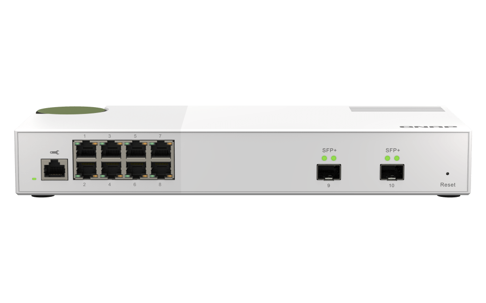 QNAP QSW-M2108-2S 10-Port 2.5/10GbE Managed Switch - ACE Peripherals