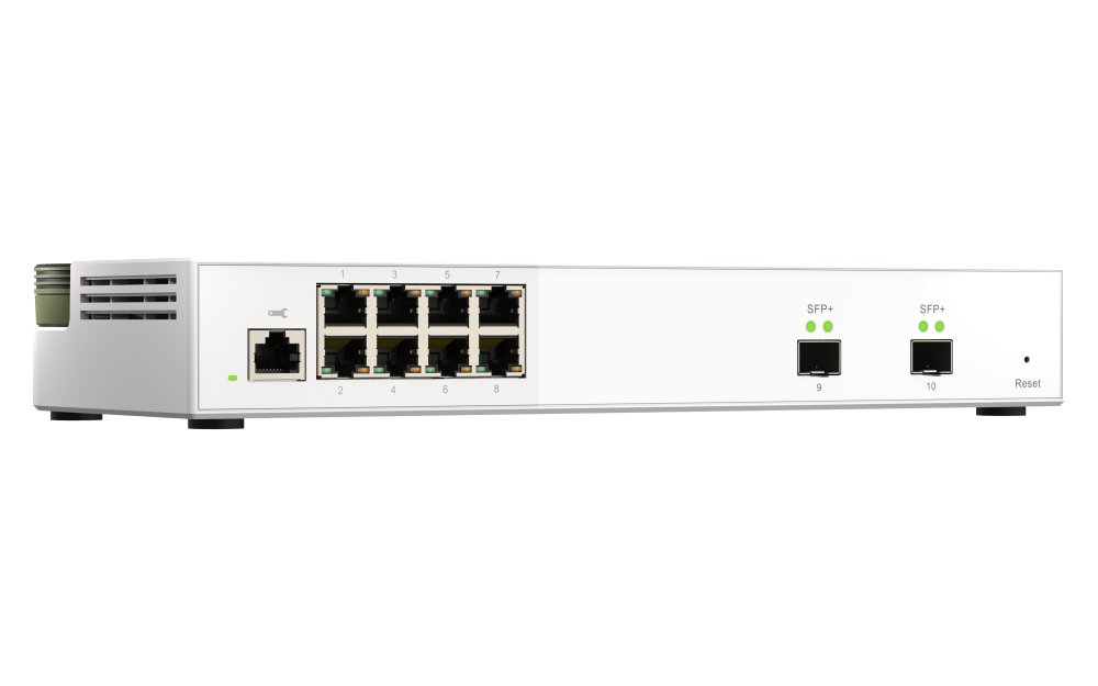 QNAP QSW-M2108-2S 10-Port 2.5/10GbE Managed Switch - ACE Peripherals