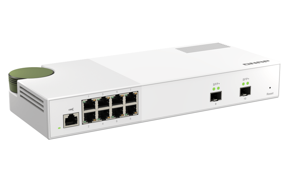 QNAP QSW-M2108-2S 10-Port 2.5/10GbE Managed Switch - ACE Peripherals