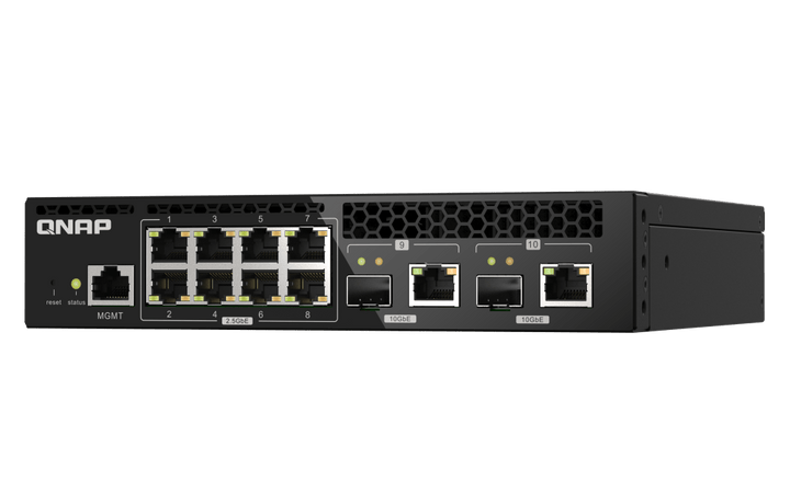 QNAP QSW-M2108R-2C 10-Port 2.5/10GbE Managed Switch - ACE Peripherals