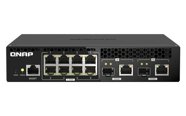 QNAP QSW-M2108R-2C 10-Port 2.5/10GbE Managed Switch - ACE Peripherals