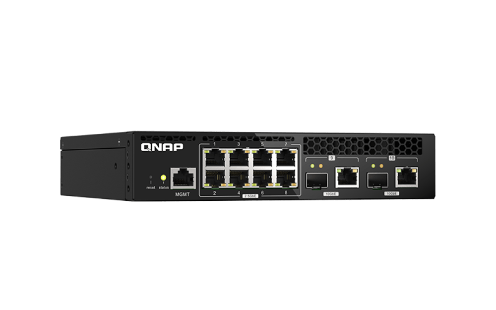 QNAP QSW-M2108R-2C 10-Port 2.5/10GbE Managed Switch - ACE Peripherals
