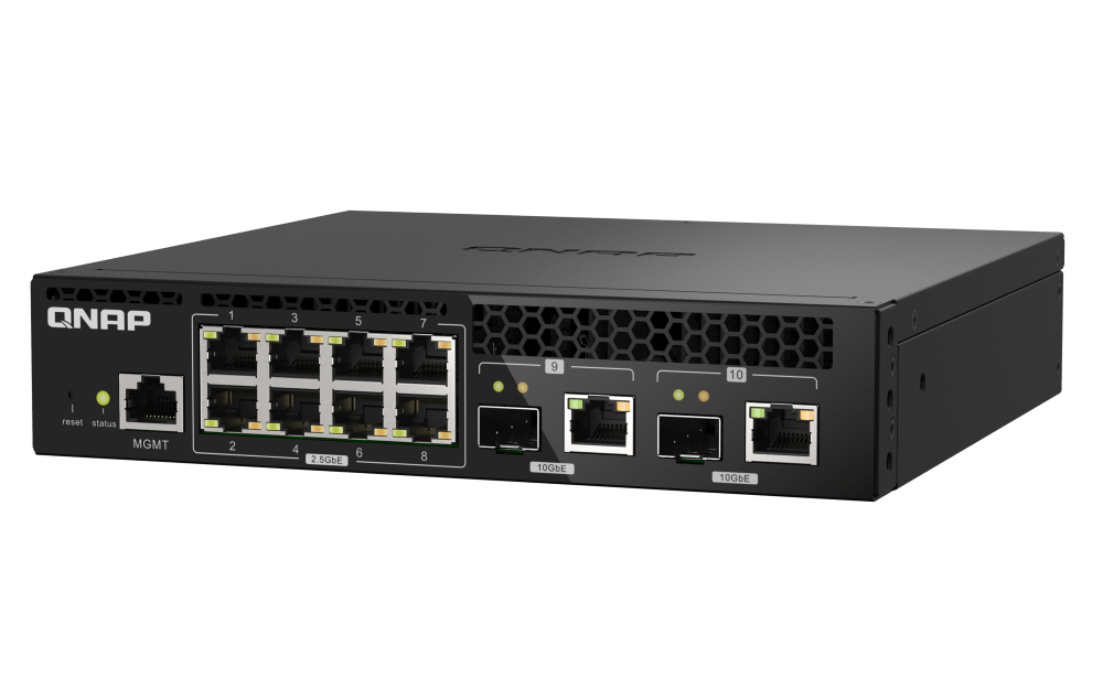 QNAP QSW-M2108R-2C 10-Port 2.5/10GbE Managed Switch - ACE Peripherals