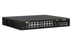 QNAP QSW-M2116P-2T2S 20-Port 2.5/10GbE POE++ Managed Switch - ACE Peripherals
