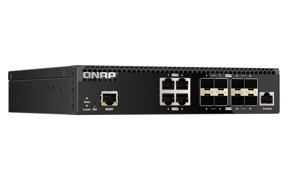 QNAP QSW-M3212R-8S4T 12-Port 10GbE Managed Switch - ACE Peripherals