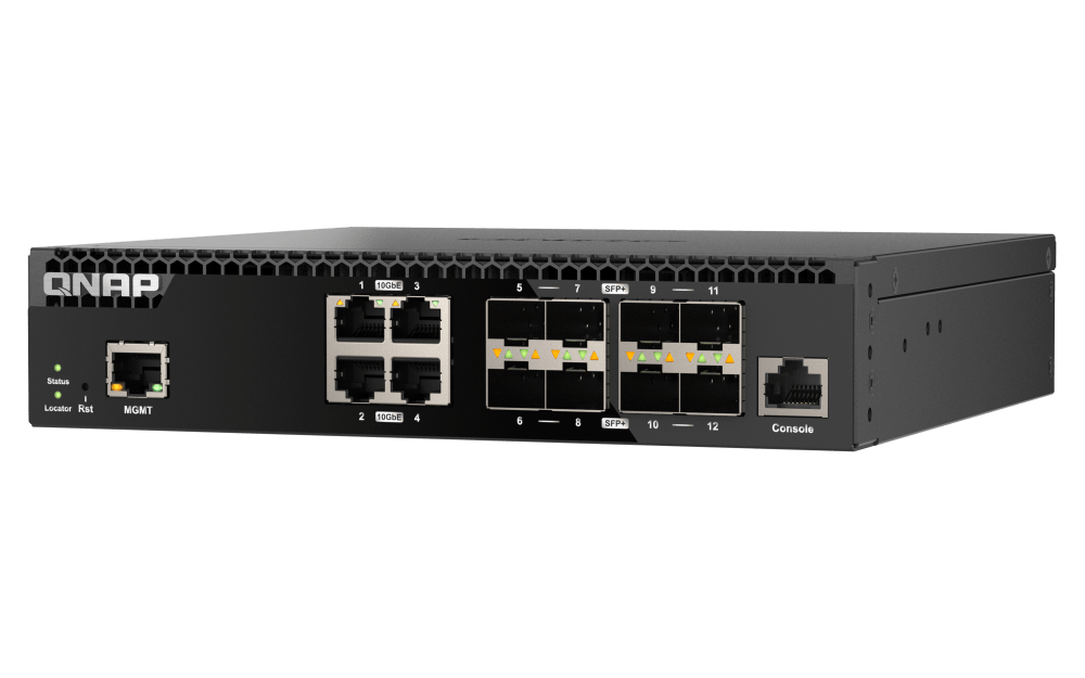 QNAP QSW-M3212R-8S4T 12-Port 10GbE Managed Switch - ACE Peripherals