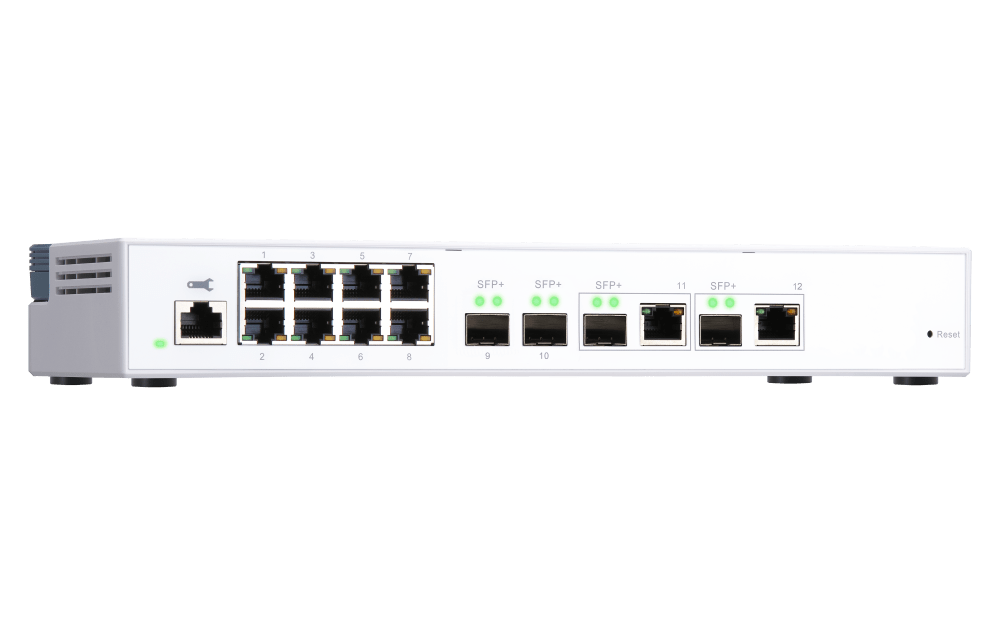 QNAP QSW-M408-2C 12-Port 1/10GbE Managed Switch - ACE Peripherals