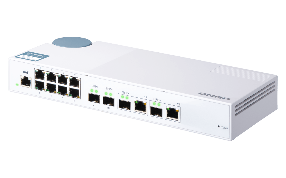 QNAP QSW-M408-2C 12-Port 1/10GbE Managed Switch - ACE Peripherals