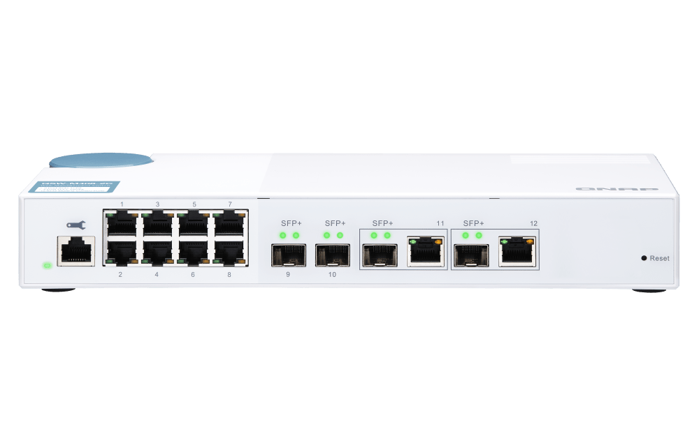 QNAP QSW-M408-2C 12-Port 1/10GbE Managed Switch - ACE Peripherals