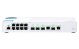 QNAP QSW-M408-2C 12-Port 1/10GbE Managed Switch - ACE Peripherals