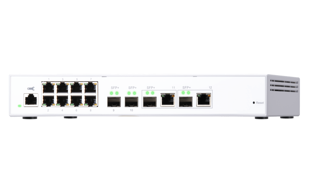 QNAP QSW-M408-2C 12-Port 1/10GbE Managed Switch - ACE Peripherals