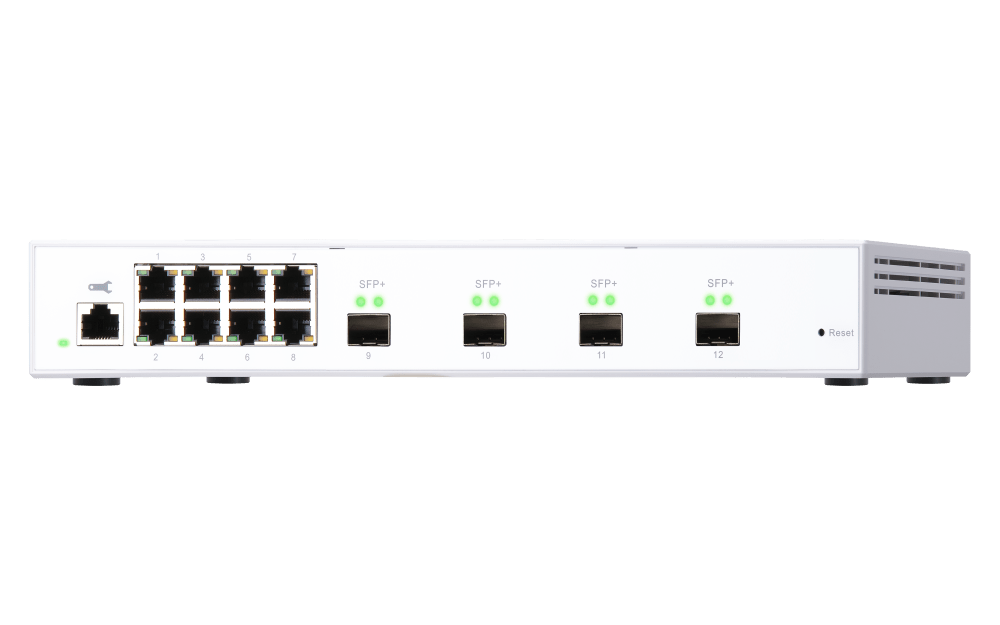 QNAP QSW-M408S 12-Port 1/10GbE Managed Switch - ACE Peripherals