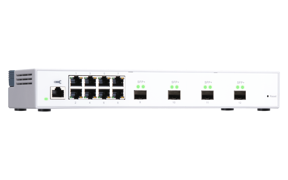 QNAP QSW-M408S 12-Port 1/10GbE Managed Switch - ACE Peripherals
