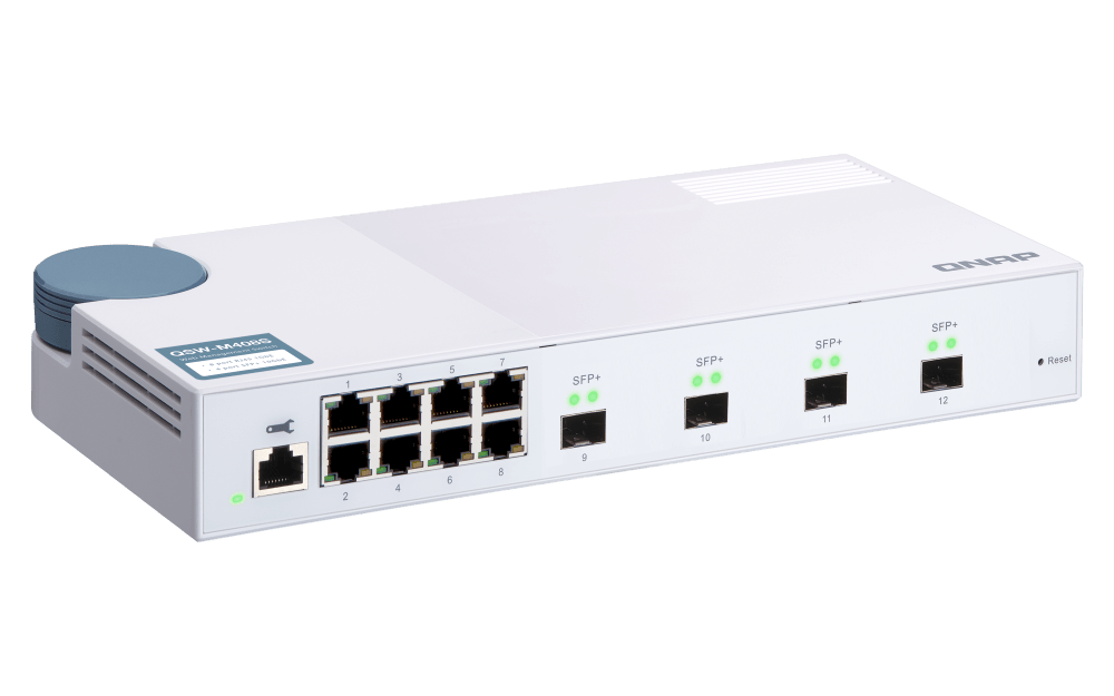 QNAP QSW-M408S 12-Port 1/10GbE Managed Switch - ACE Peripherals