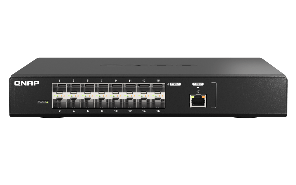 QNAP QSW-M5216-1T 17-Port 10/25Gbe Switch - ACE Peripherals