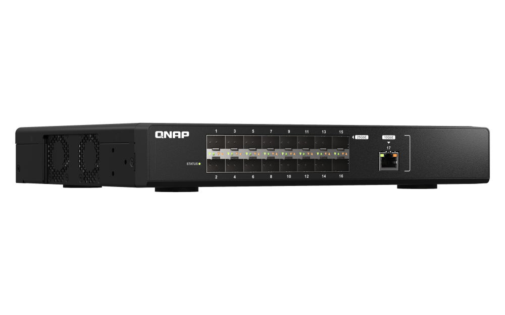QNAP QSW-M5216-1T 17-Port 10/25Gbe Switch - ACE Peripherals