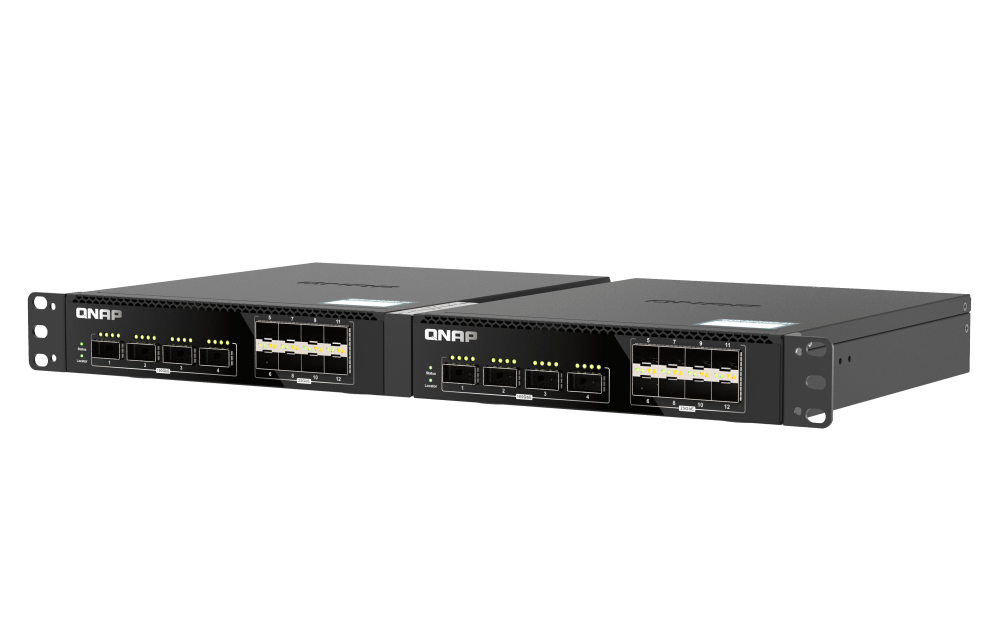 QNAP QSW-M7308R-4X 12-Port 25/100Gbe Professional Managed Switch - ACE Peripherals
