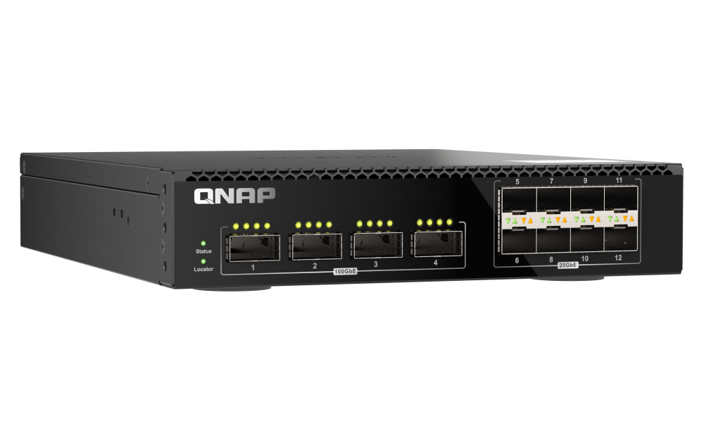 QNAP QSW-M7308R-4X 12-Port 25/100Gbe Professional Managed Switch - ACE Peripherals