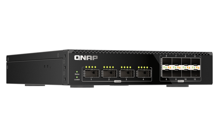 QNAP QSW-M7308R-4X 12-Port 25/100Gbe Professional Managed Switch - ACE Peripherals