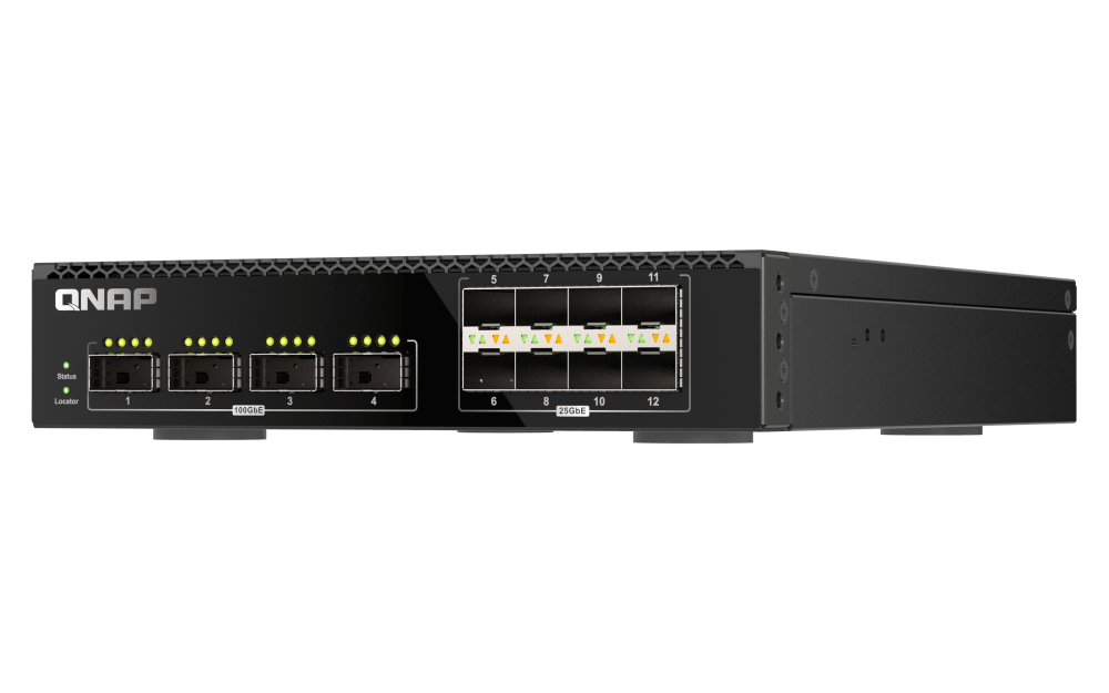 QNAP QSW-M7308R-4X 12-Port 25/100Gbe Professional Managed Switch - ACE Peripherals
