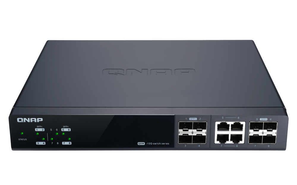 QNAP QSW-M804-4C 8-Port 10GbE Managed Switch - ACE Peripherals