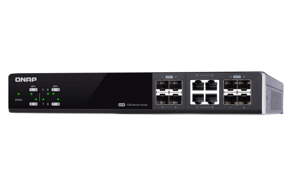 QNAP QSW-M804-4C 8-Port 10GbE Managed Switch - ACE Peripherals