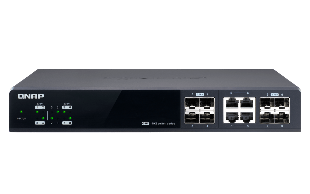 QNAP QSW-M804-4C 8-Port 10GbE Managed Switch - ACE Peripherals