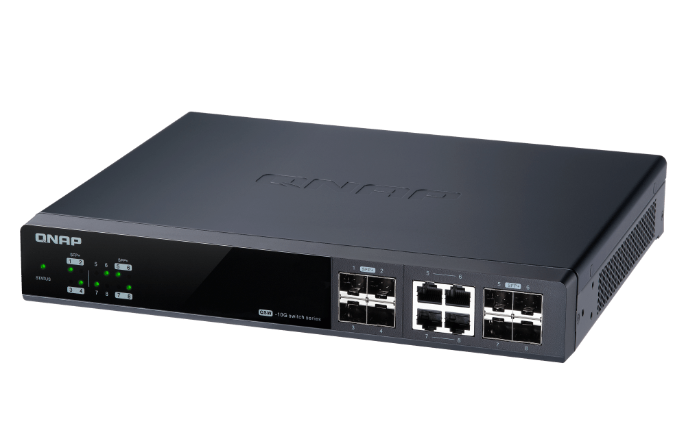 QNAP QSW-M804-4C 8-Port 10GbE Managed Switch - ACE Peripherals