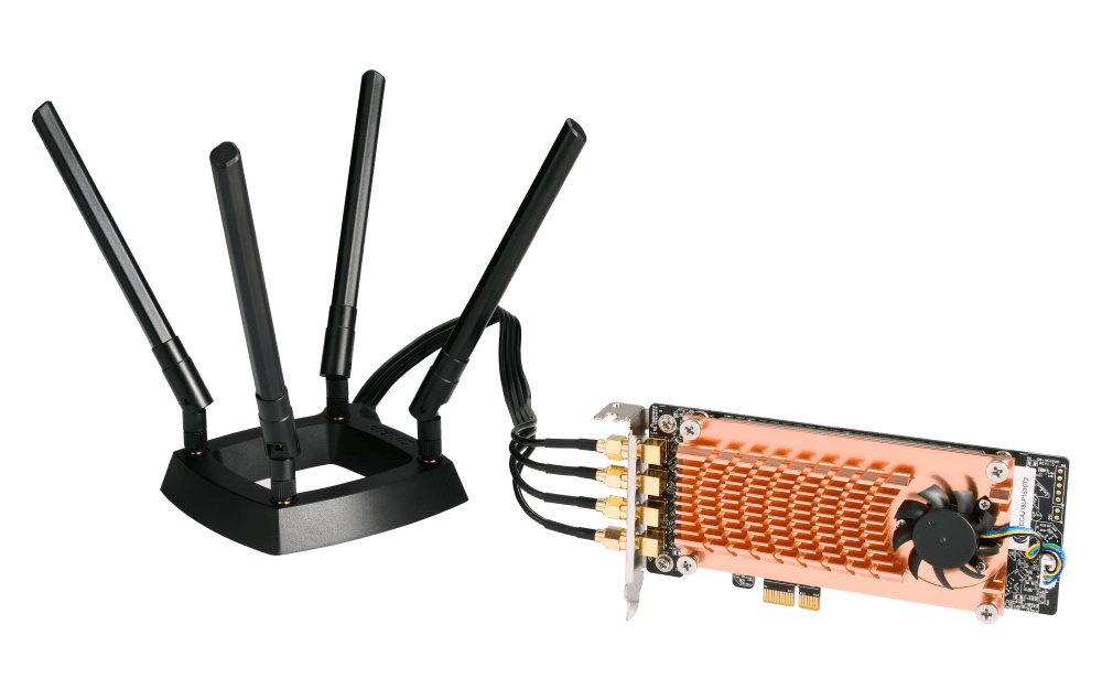 QNAP QWA-AC2600 PCIe Dual-Band Wireless PCIe Expansion Card - ACE Peripherals
