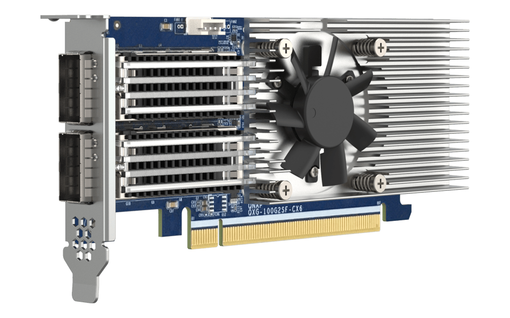QNAP QXG-100G2SF-CX6 Dual 100GbE Network Adapter - ACE Peripherals