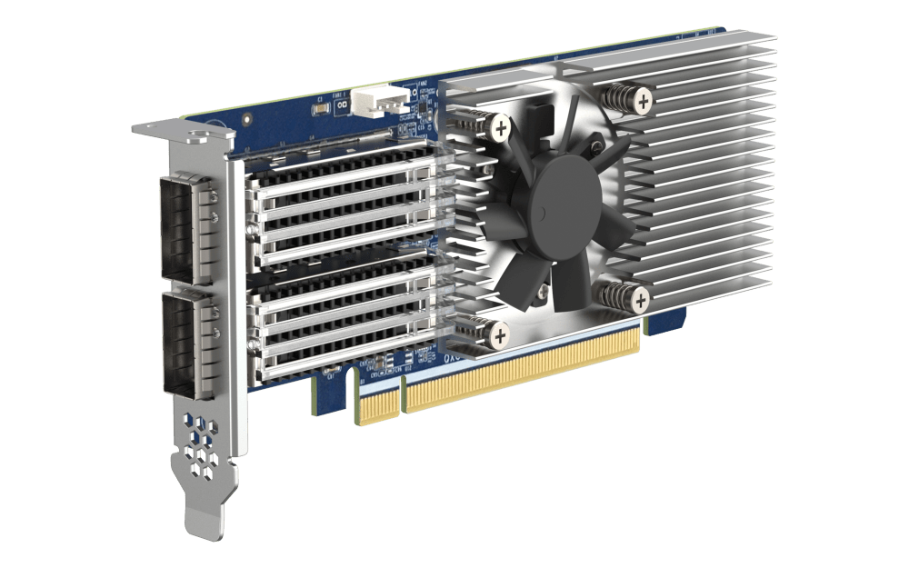 QNAP QXG-100G2SF-CX6 Dual 100GbE Network Adapter - ACE Peripherals