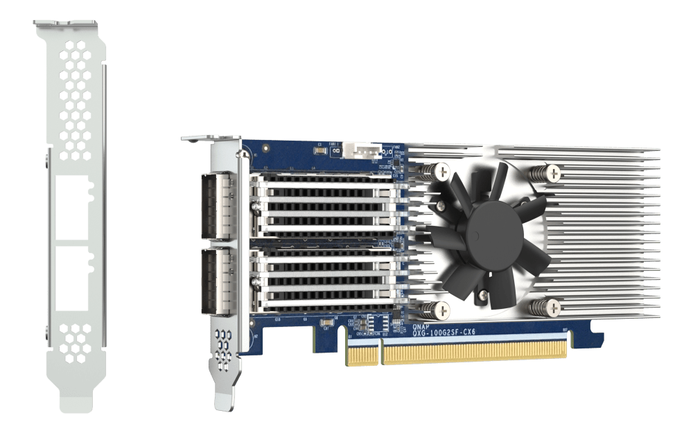 QNAP QXG-100G2SF-CX6 Dual 100GbE Network Adapter - ACE Peripherals