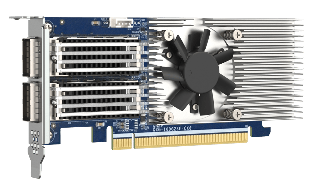 QNAP QXG-100G2SF-CX6 Dual 100GbE Network Adapter - ACE Peripherals