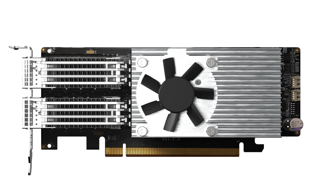 QNAP QXG-100G2SF-E810 Dual-Port 100GbE Network Card - ACE Peripherals