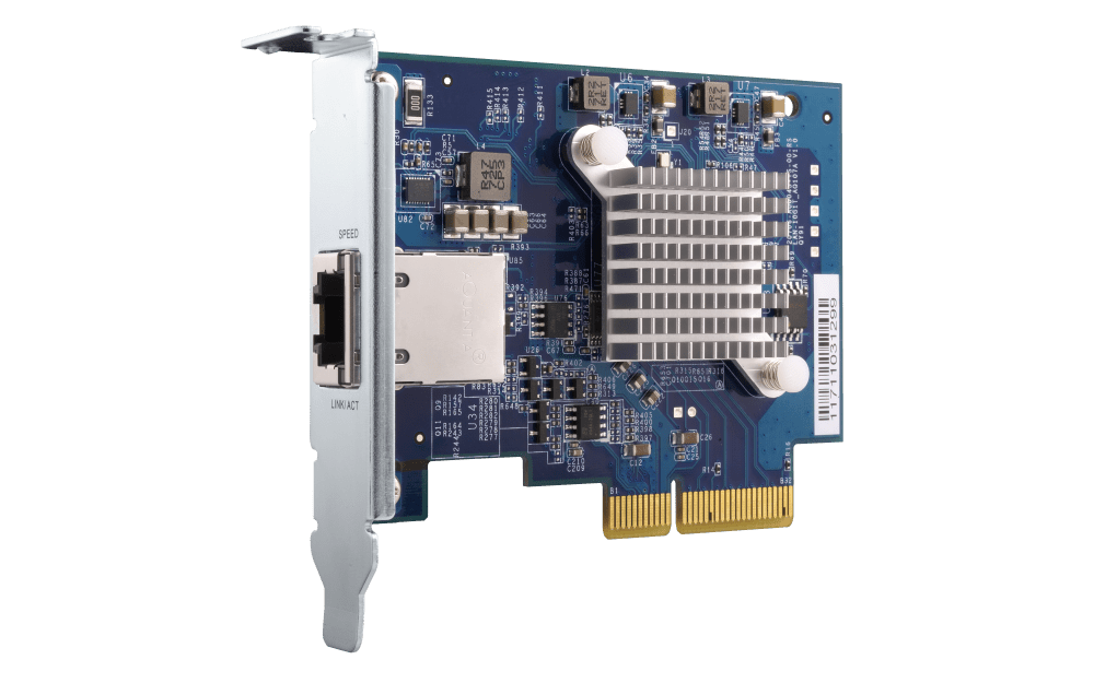 QNAP QXG-10G1T Single-Port 10GbE Network Expansion Card - ACE Peripherals