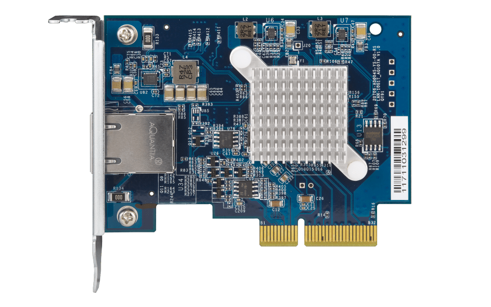 QNAP QXG-10G1T Single-Port 10GbE Network Expansion Card - ACE Peripherals