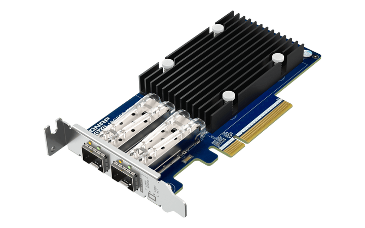 QNAP QXG-10G2SF-X710 Dual-Port SFP+ 10GbE Network Card - ACE Peripherals