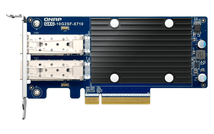 QNAP QXG-10G2SF-X710 Dual-Port SFP+ 10GbE Network Card - ACE Peripherals