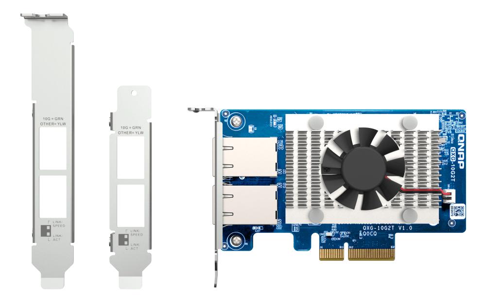 QNAP QXG-10G2T Dual-Port 10GbE Network Card - ACE Peripherals