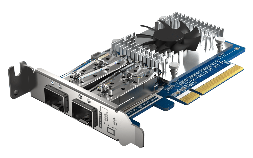 QNAP QXG-10G2T-X710 Dual 10GBASE-T 10GbE Card - ACE Peripherals