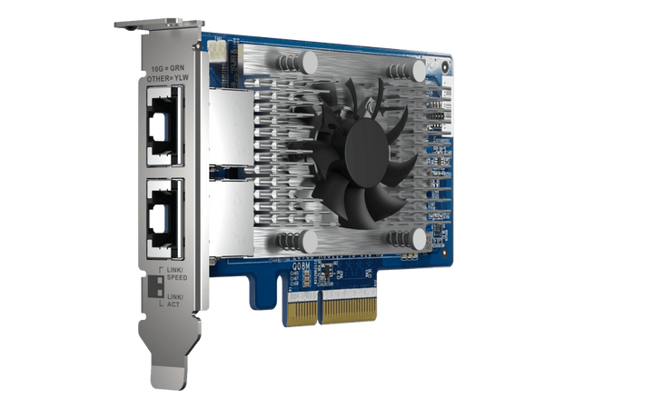 QNAP QXG-10G2T-X710 Dual 10GBASE-T 10GbE Card - ACE Peripherals