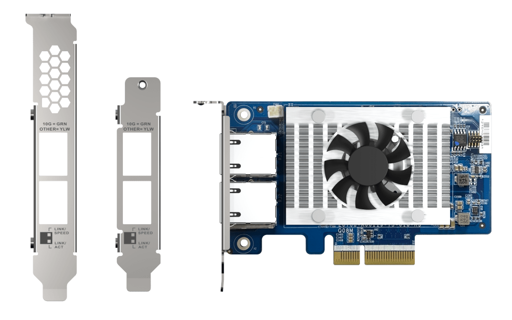 QNAP QXG-10G2T-X710 Dual 10GBASE-T 10GbE Card - ACE Peripherals