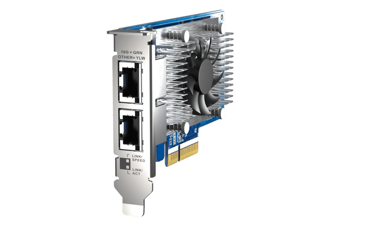 QNAP QXG-10G2T-X710 Dual 10GBASE-T 10GbE Card - ACE Peripherals