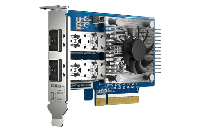 QNAP QXG-25G2SF-CX6 Dual-Port 25GbE Network Card - ACE Peripherals