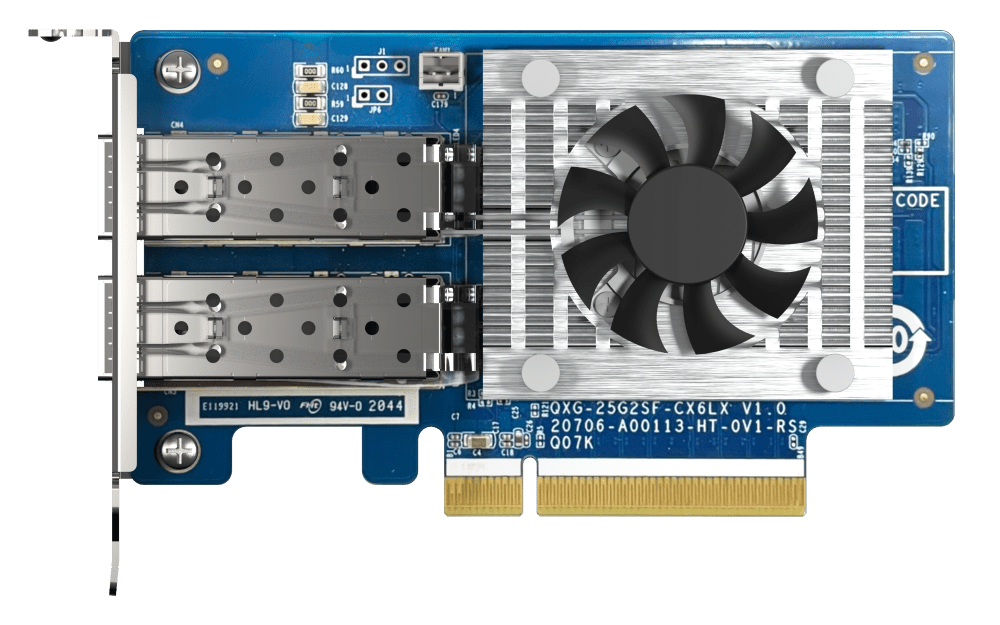 QNAP QXG-25G2SF-CX6 Dual-Port 25GbE Network Card - ACE Peripherals